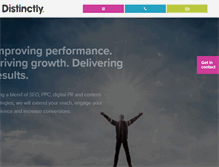 Tablet Screenshot of distinctly.co